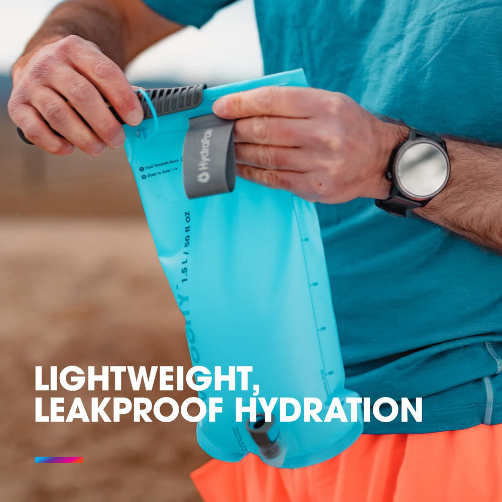 HydraPak Velocity drink tube assembly: flexible high-flow tubing for easy sipping.