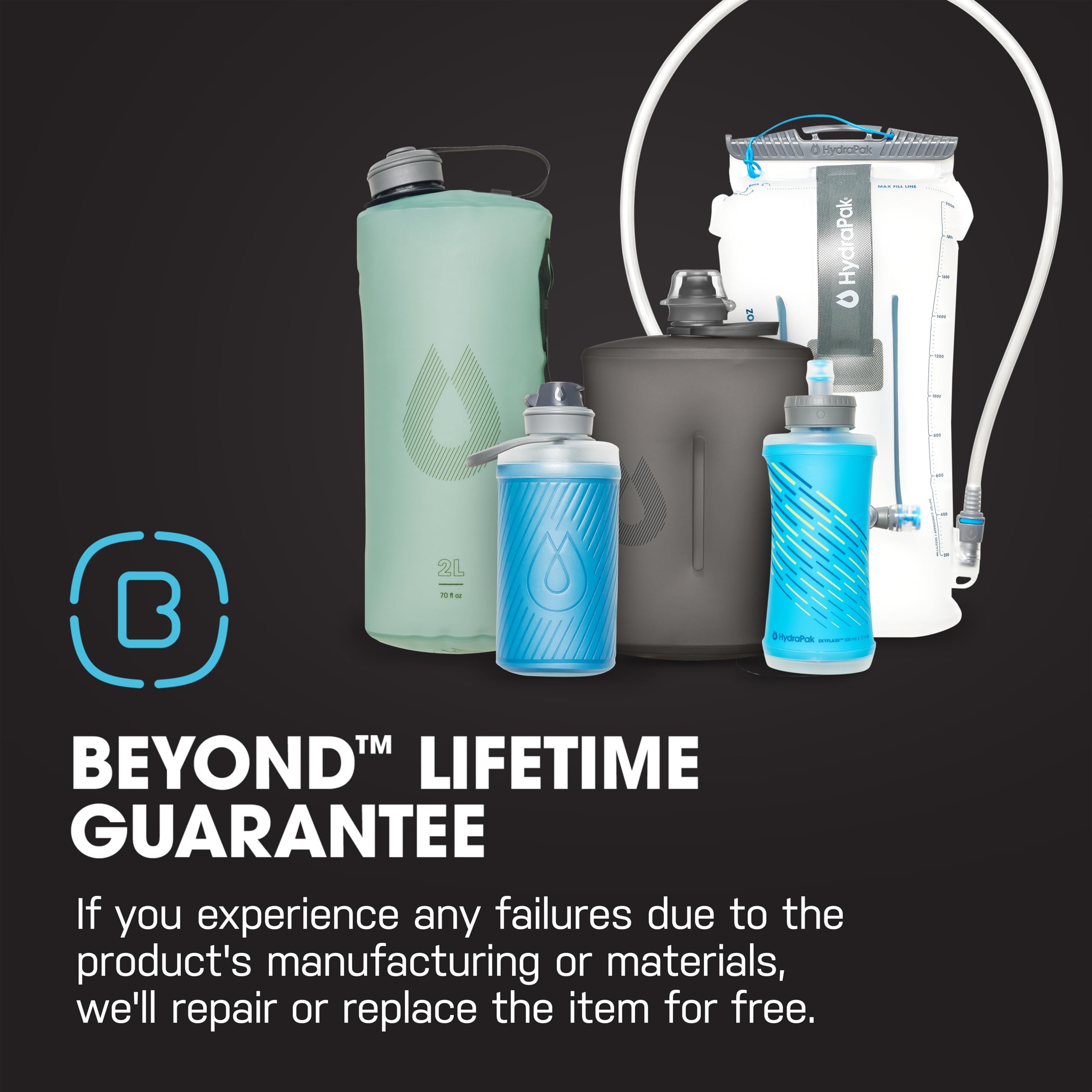 HydraPak Velocity fully reversible reservoir for thorough cleaning after use.