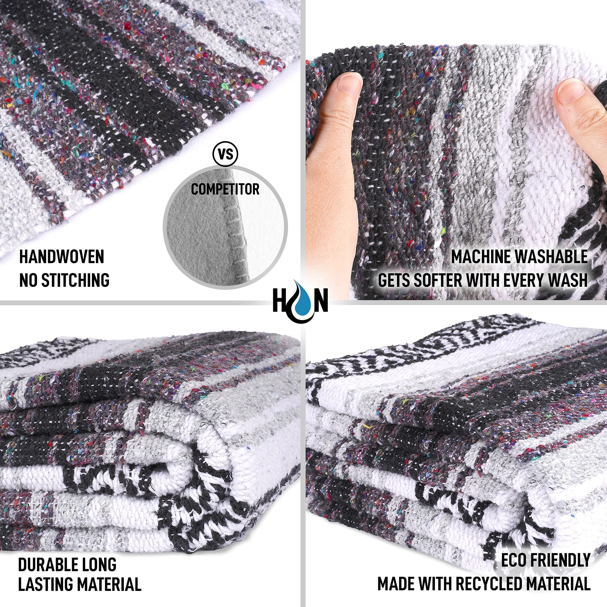 Hydration Nation indoor-outdoor blanket draped for flexible living space.