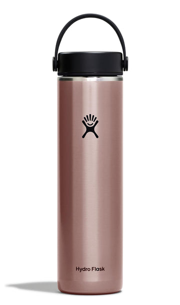 Hydro Flask 24oz Trail Series bottle, side view, rugged hiking hydration.
