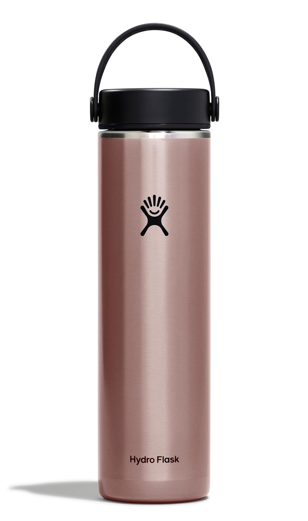 Hydro Flask 24oz Trail Series bottle, side view, rugged hiking hydration.