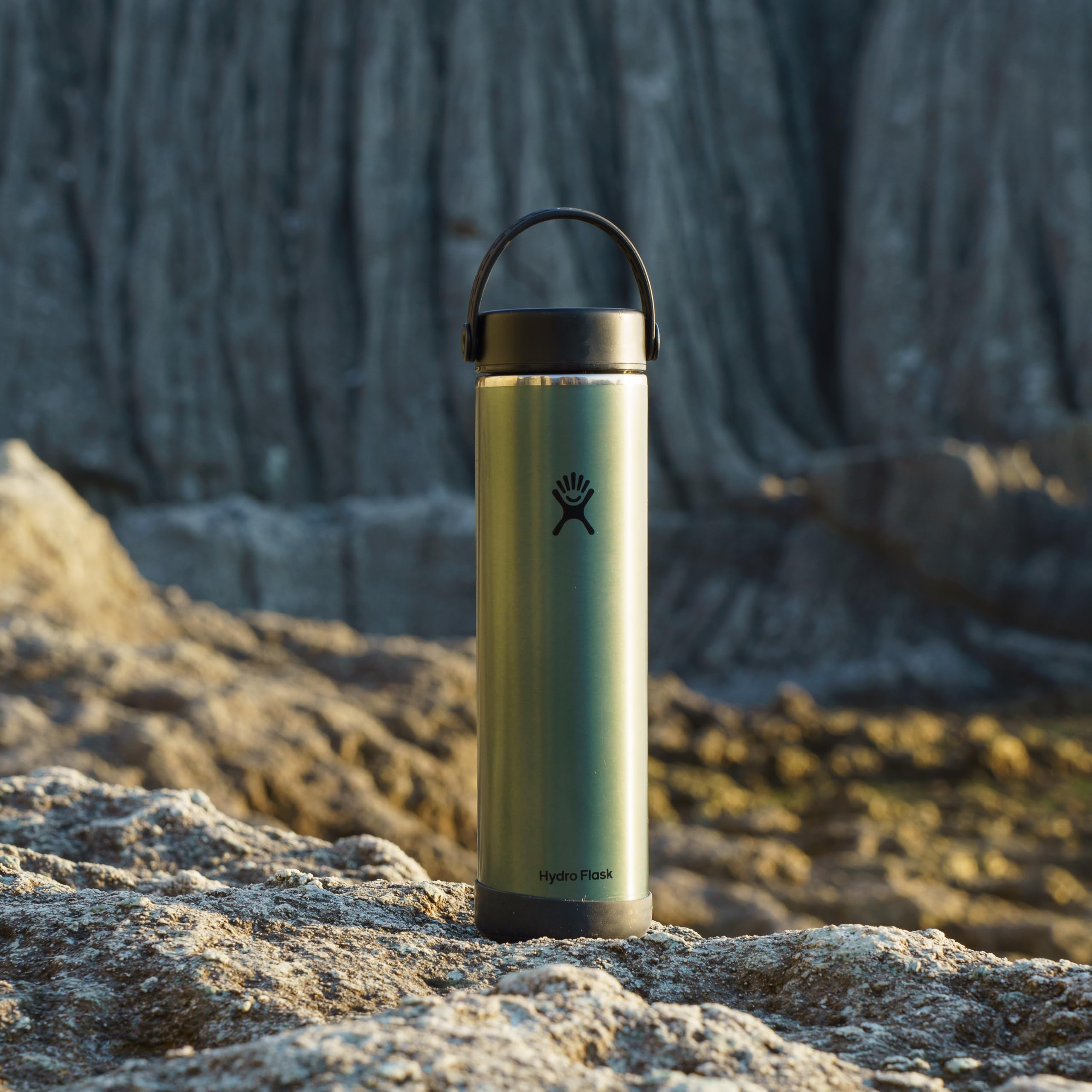 Hydro Flask 32oz fits backcountry water filters for versatile trail hydration