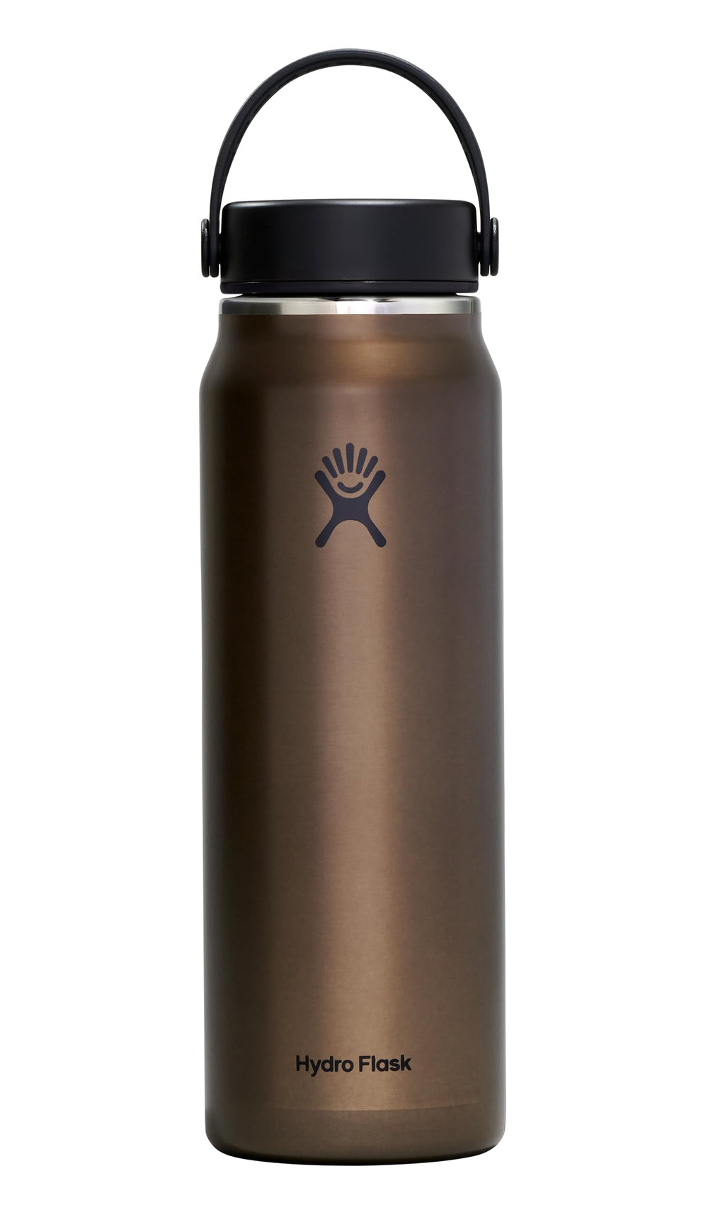 Hydro Flask 32oz backcountry bottle showcases durability for rugged treks and weather-exposed routes.
