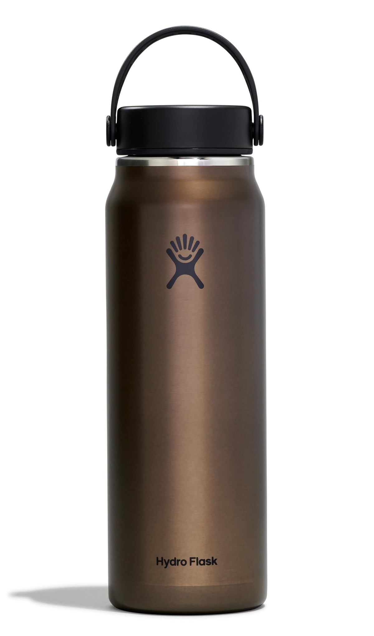 Hydro Flask 32oz lightweight trail series cap close shows reliable leakproof performance on hikes.
