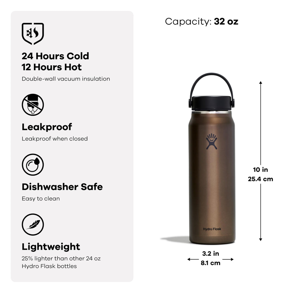 Hydro Flask TempShield insulation close-up maintains temperature for hours