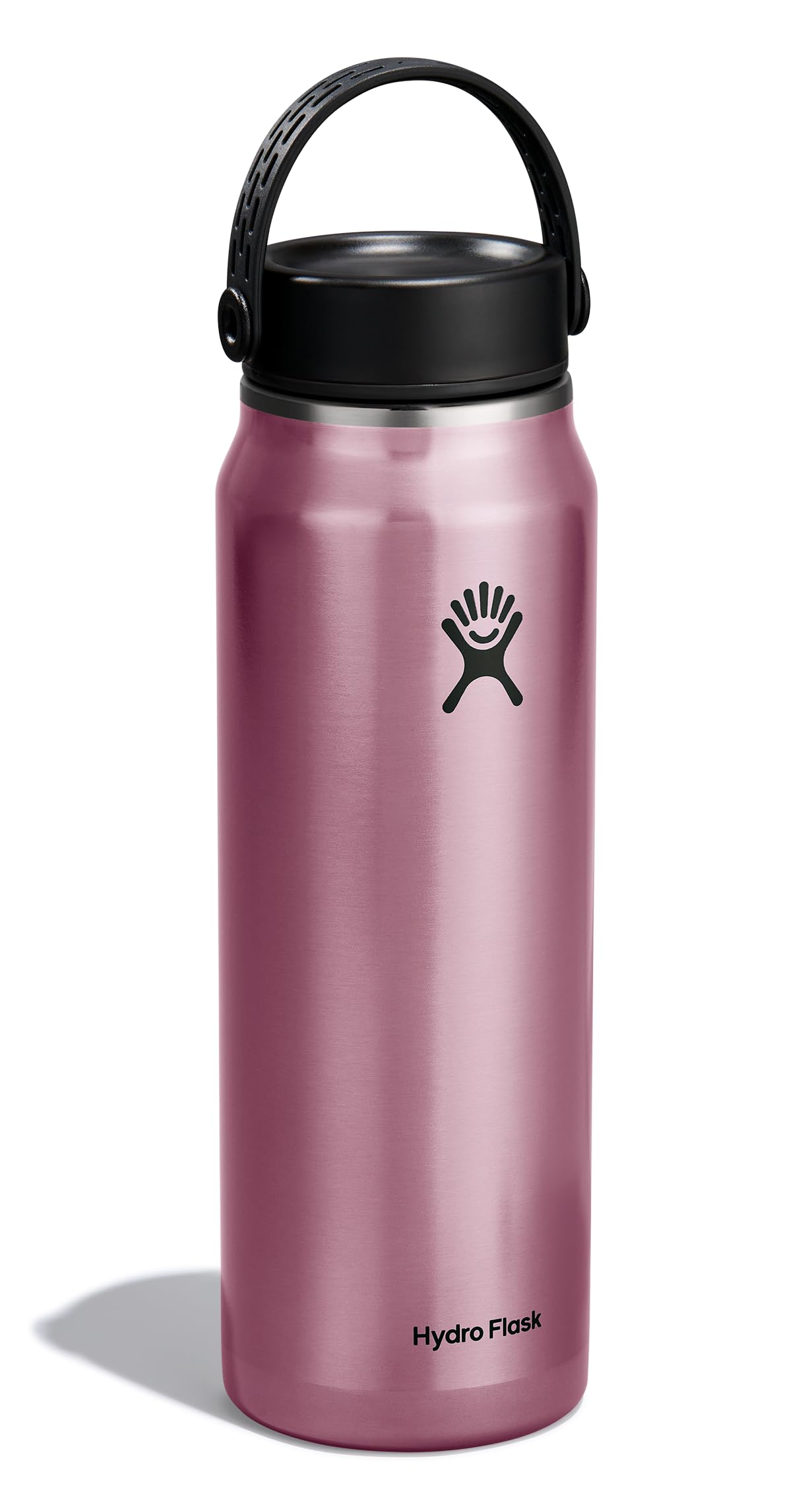 Hydro Flask 32oz bottle lid and leakproof cap secured for spill prevention.