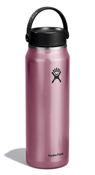 Hydro Flask 32oz bottle lid and leakproof cap secured for spill prevention.