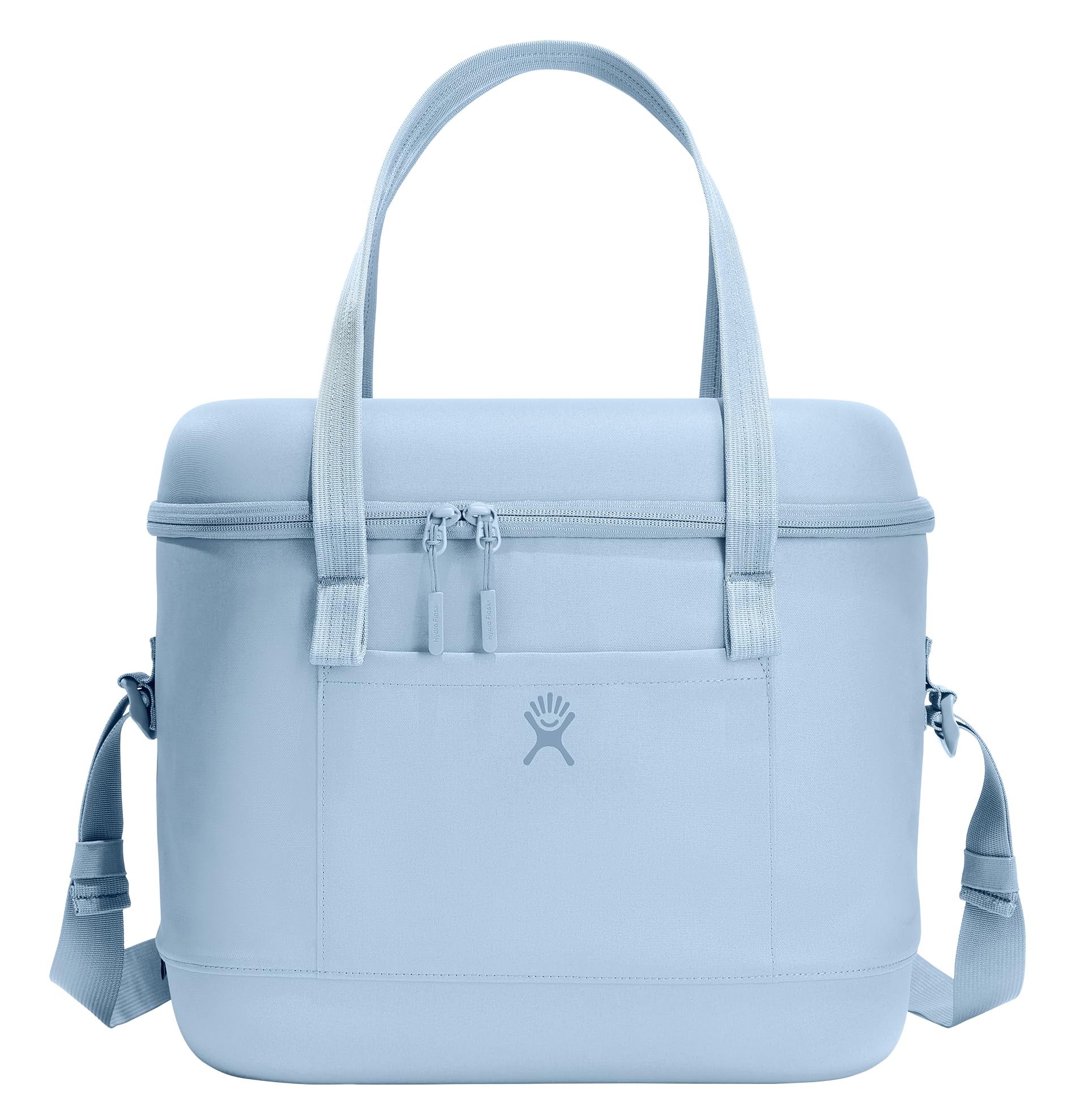 Hydro Flask Carry Out Soft Cooler interior showing organized storage.