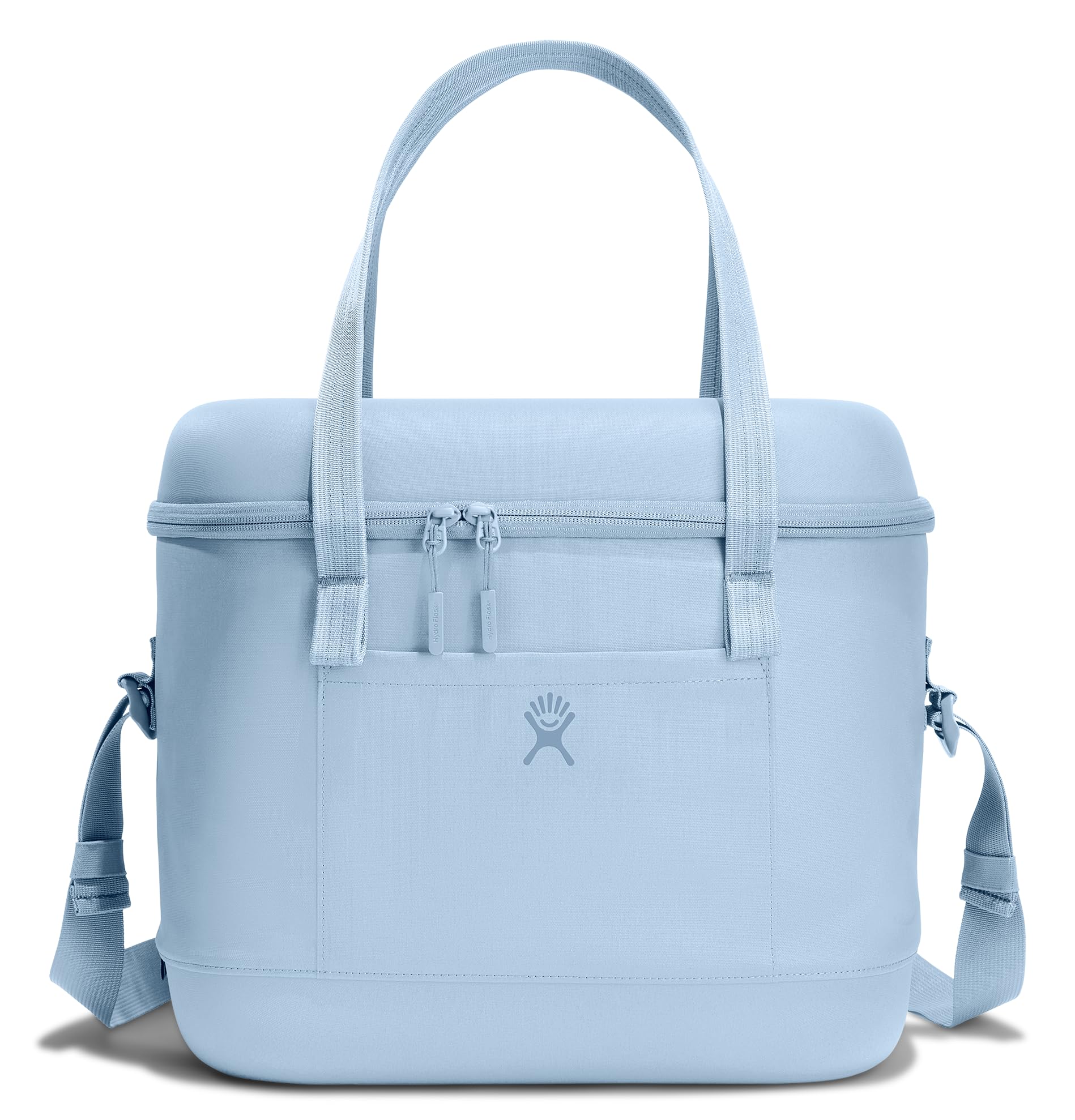 Hydro Flask Carry Out Soft Cooler side view shows 20L capacity for picnics.
