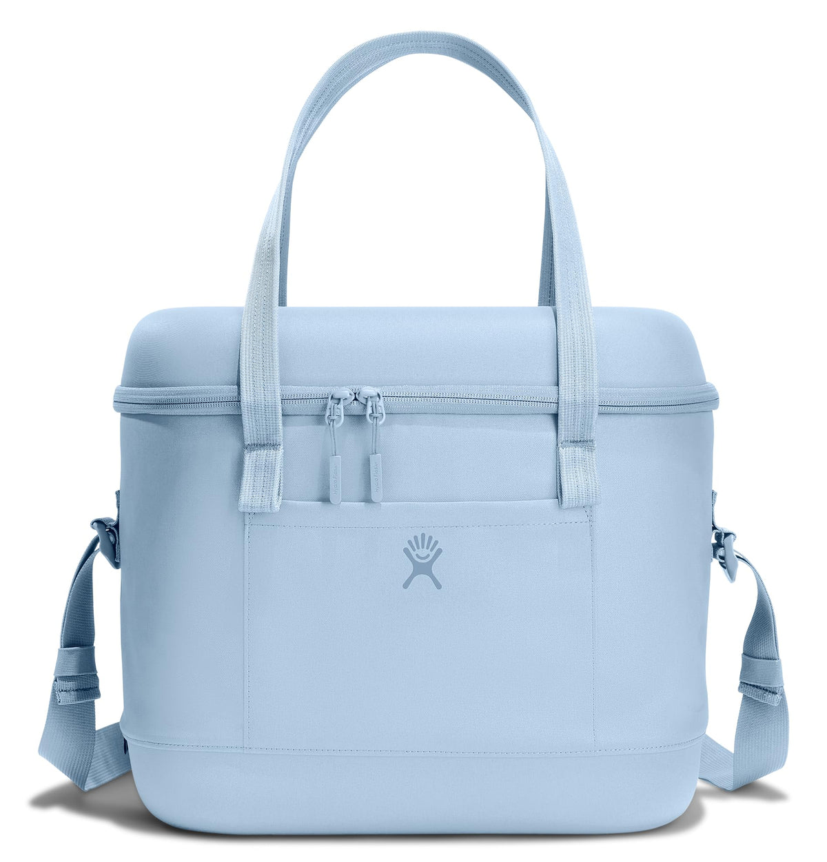 Hydro Flask Carry Out Soft Cooler side view shows 20L capacity for picnics.