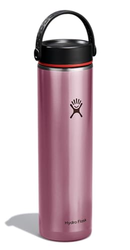Hydro Flask flex-cap with perforated strap ready for hands-free carrying.