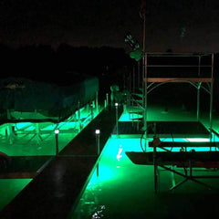 Hydro Glow DM260 dock light wide delivers broad pier illumination.