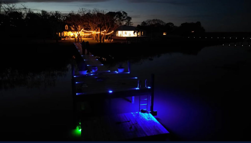 IP68-rated DockMaster with mounting brackets for easy dock installation