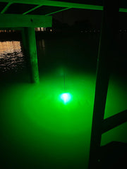 Hydro Glow used by boat dock to attract fish in saltwater and freshwater.