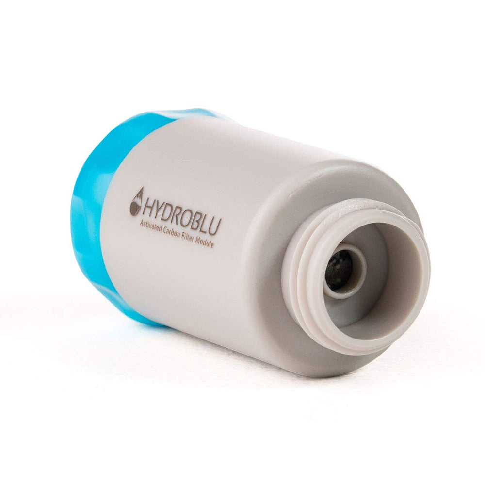 HydroBlu pressurized Jerry Can Water Filter in a camping tent with gear