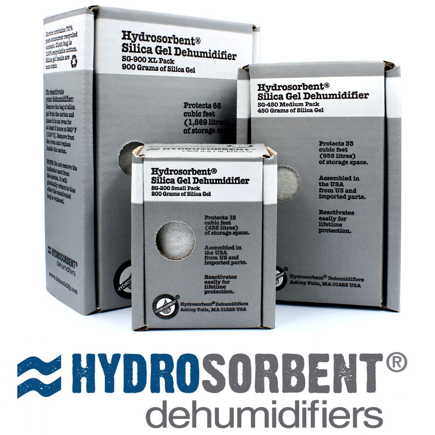 HYDROSORBENT SG450 in cabinet illustrates versatile storage use
