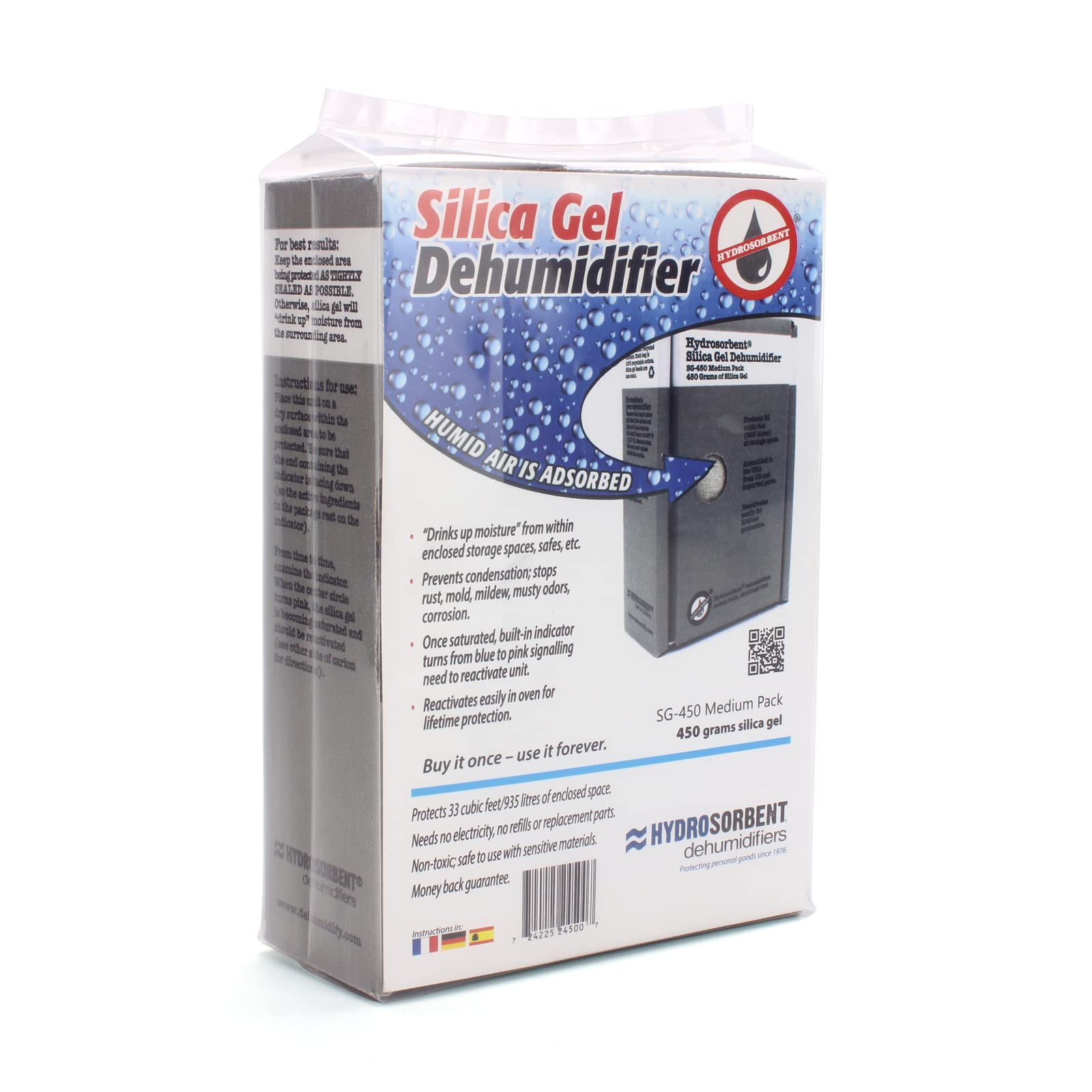 HYDROSORBENT SG450 long-shelf-life emphasizes extended readiness