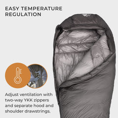 Hyke & Byke Katahdin charcoal-gray shell looks rugged on any trail.