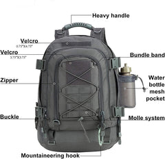 HYKING backpack with removable waist belt for comfortable carry on adventures.