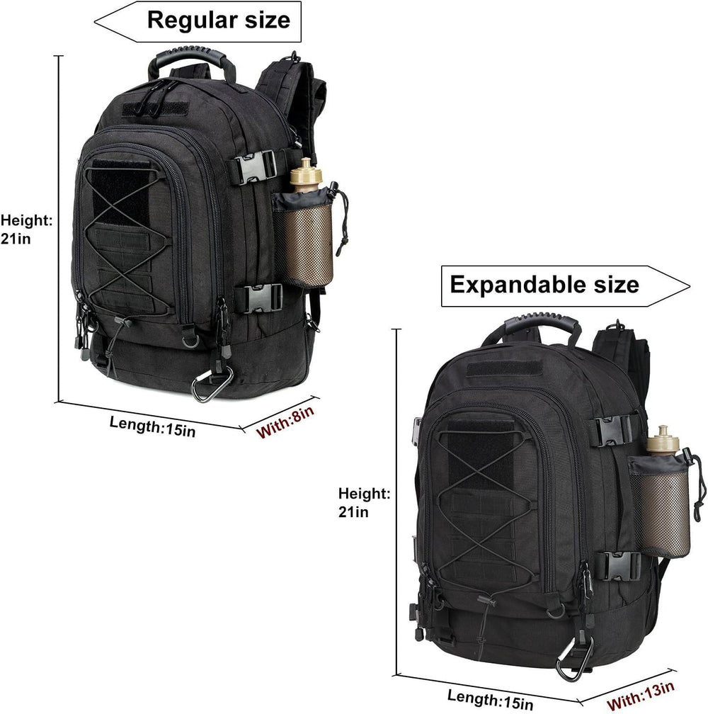 HYKING expandable backpack MOLLE panel for versatile gear organization and easy attachment.