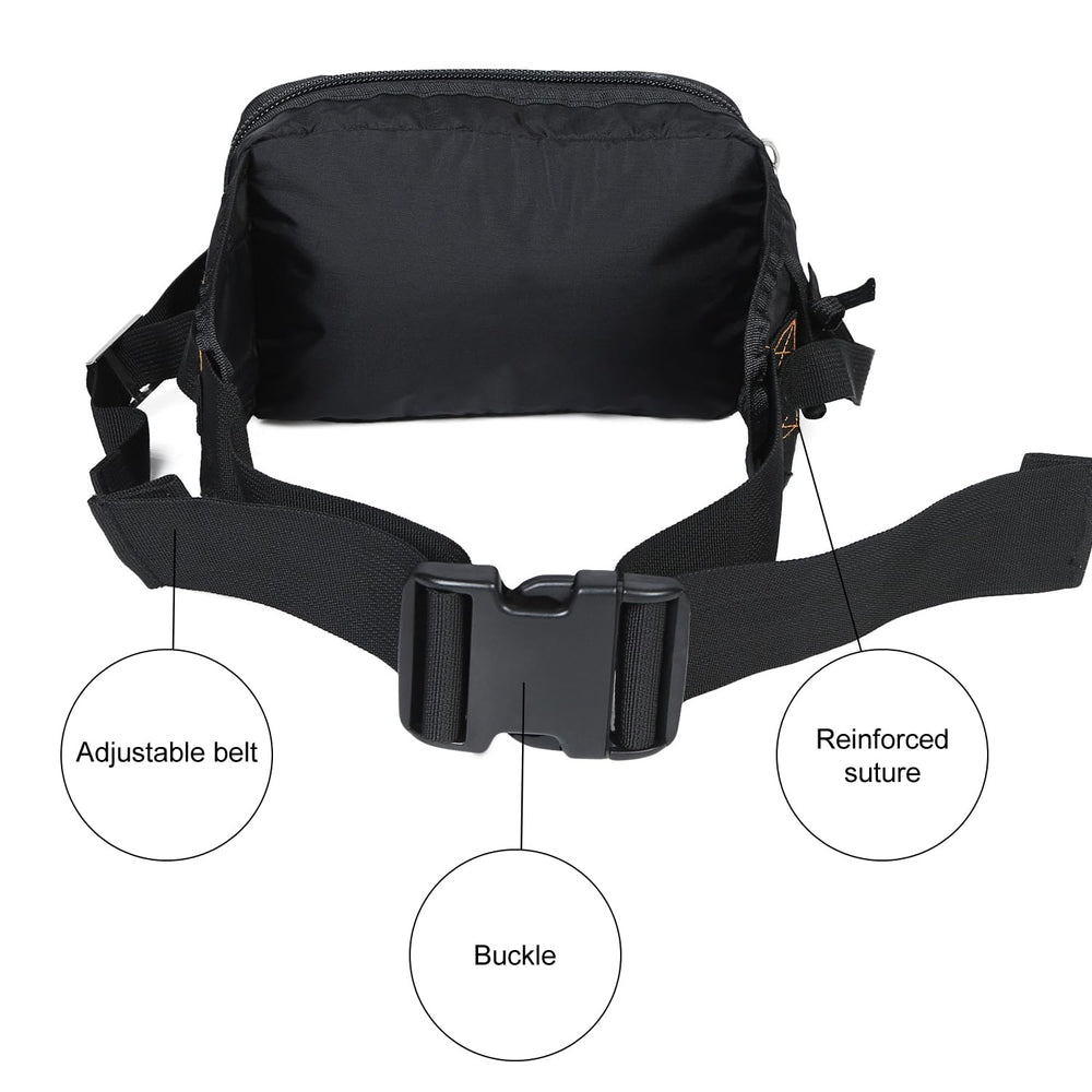 HYKING lightweight waist bag with quick-release shoulder strap.