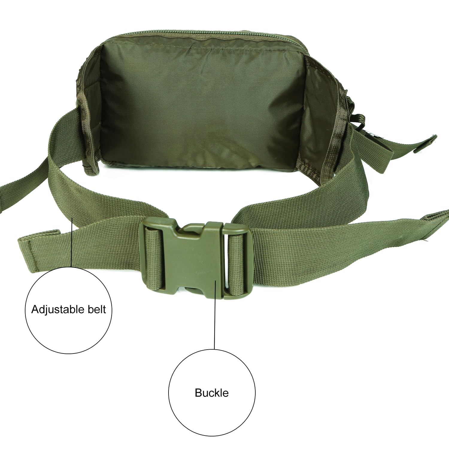 HYKING US Air Force deployment bag interior pocket for organized gear.