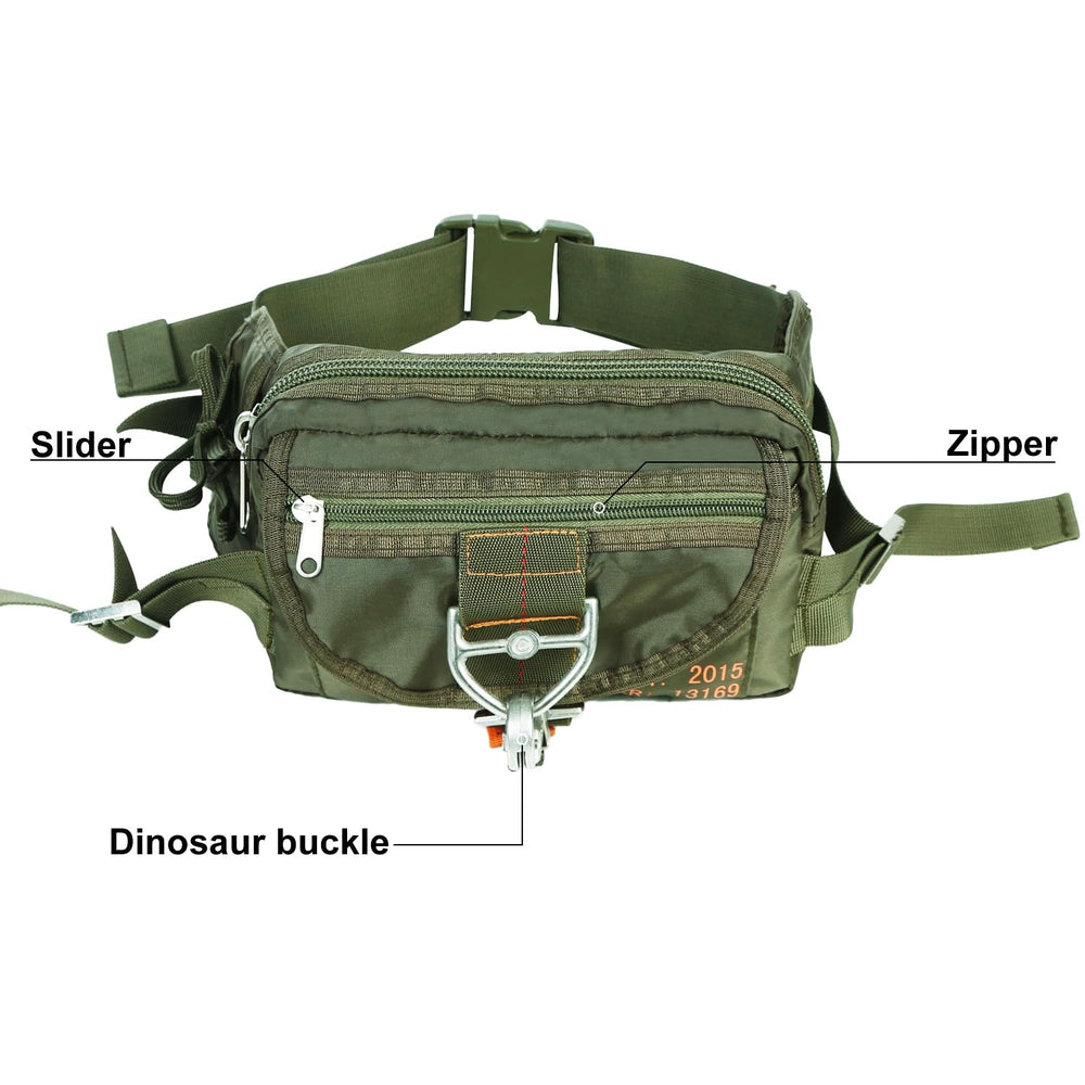 HYKING US Air Force deployment bag main compartment maximizes space for essentials.