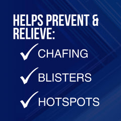 Hyland's relief applied on areas prone to chafing provides reliable protection