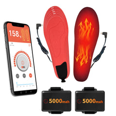 Hyliaty heated insoles with app control for precise warmth on the go.
