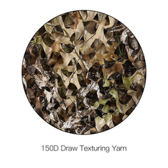 HYOUT camo netting bulk roll camping perimeter creates discreet campsite boundaries.