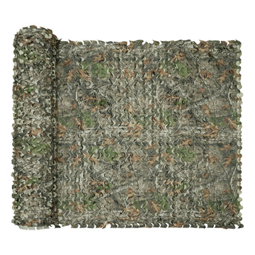 HYOUT camo netting bulk roll close-up; durable Oxford fabric for rugged outdoor use.