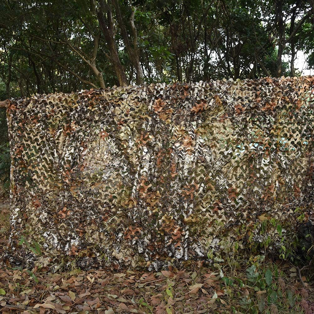 HYOUT camo netting bulk roll reinforced edge binding ensures long life.