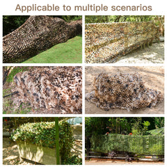 HYOUT camo netting forest camouflage close-up showing durable fabric texture