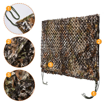 HYOUT camo netting bulk roll garden screening offers privacy and shade.