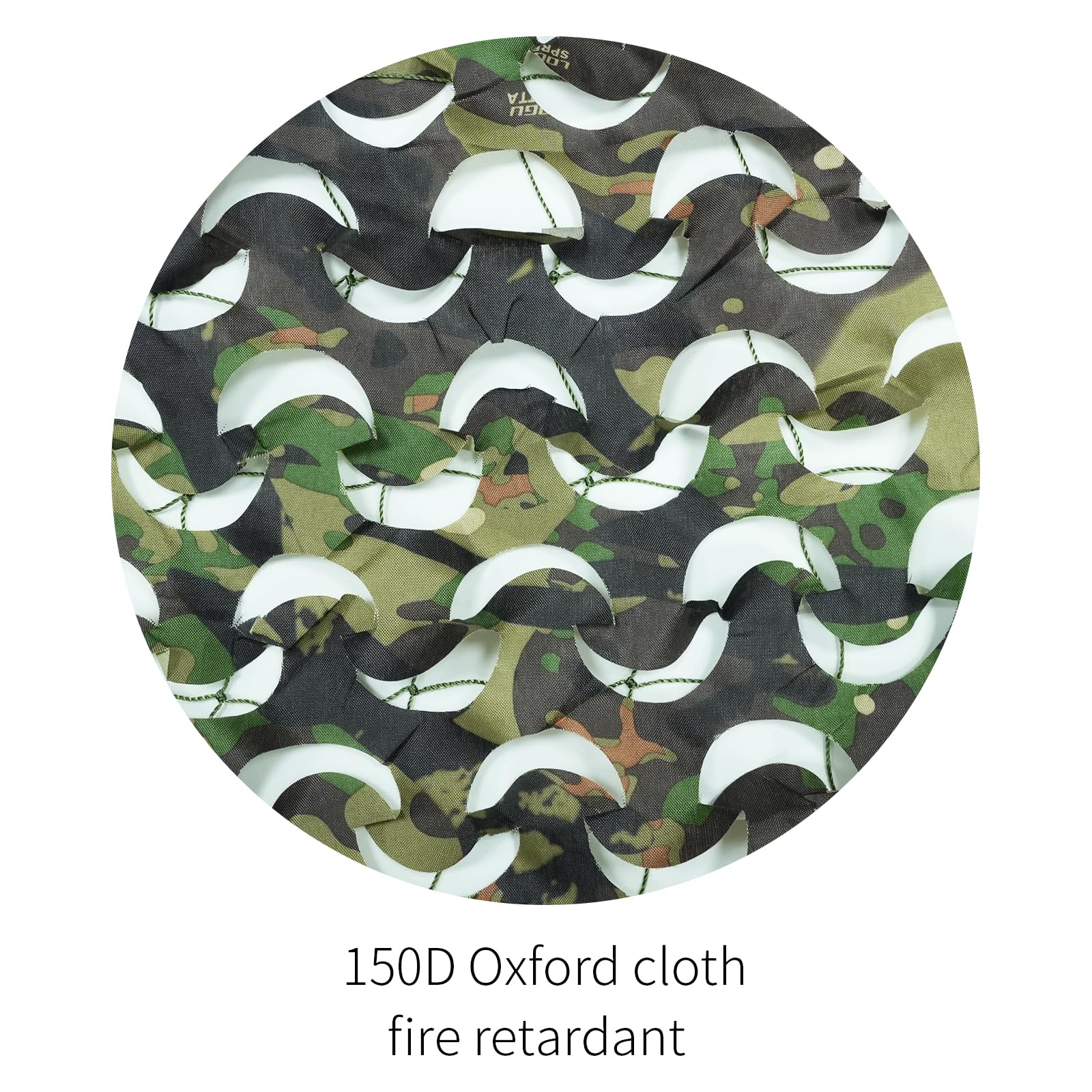 HYOUT camo netting camping backdrop highlights portable shade and rain protection