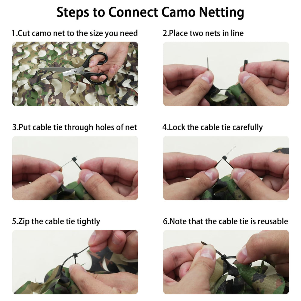 HYOUT camo netting camping-decor-backdrop creates woodland ambiance.