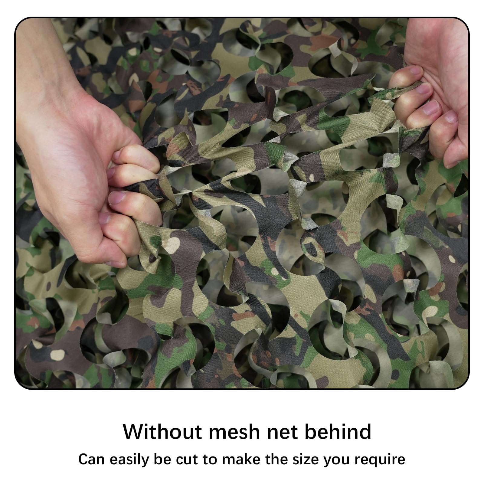 HYOUT camo netting concealment-visual-blending aids stealth in outdoor environments.