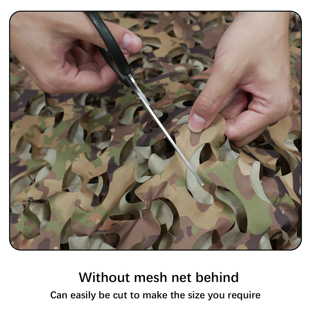 HYOUT camo netting supports hunting and photography setups for natural blending