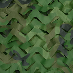 HYOUT camouflage netting woodland backdrop demonstrates easy camping sunshade and shade management.