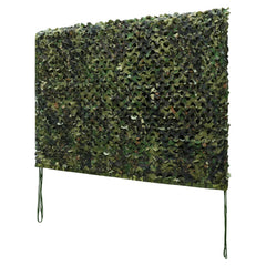 HYOUT camo netting woodland camouflage close-up shows durable polyester texture for concealment