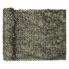 HYOUT camo netting woodland pattern closeup for realistic concealment and outdoor versatility.