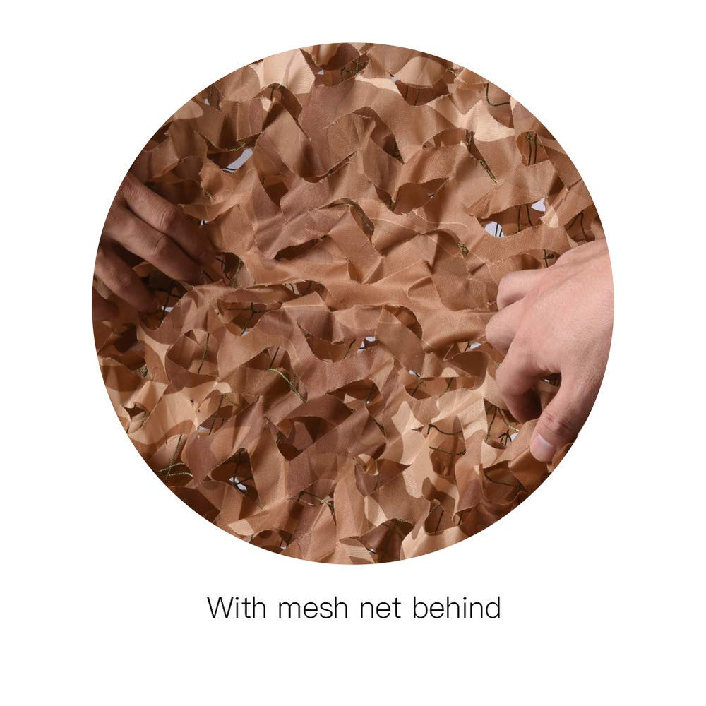 HYOUT camouflage netting camping setup aids easy transport and shelter creation