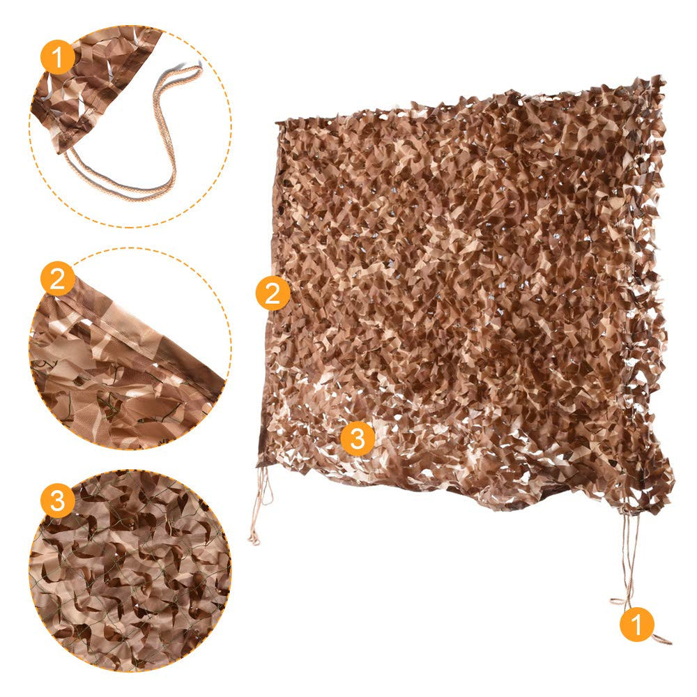 HYOUT camouflage netting hunting field uses natural concealment with minimal shine