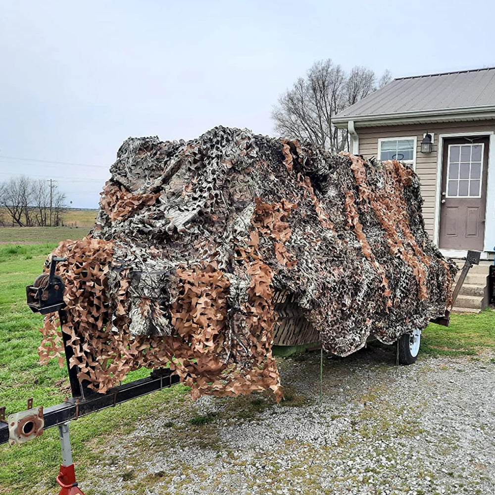 HYOUT camouflage netting kids room decor adds tactical style and camouflage motif.