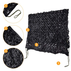 HYOUT camouflage netting mesh detail highlights breathable material for lightweight gear.