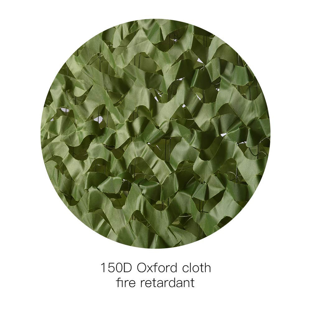 HYOUT camouflage netting used for party decoration with woodland vibe.