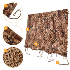 HYOUT camouflage netting desert digital sunshade reduces glare while blending with terrain.
