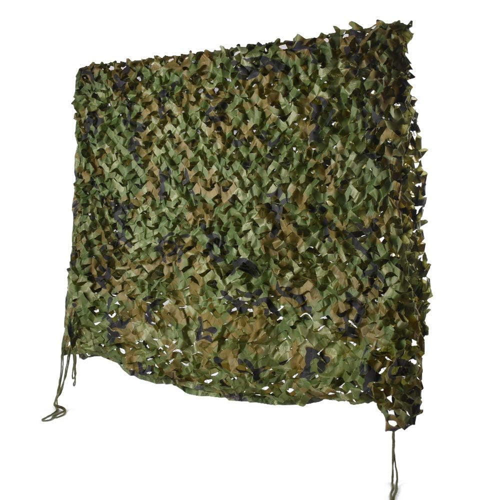 HYOUT camouflage netting woodland camo for effective concealment and outdoor screening.
