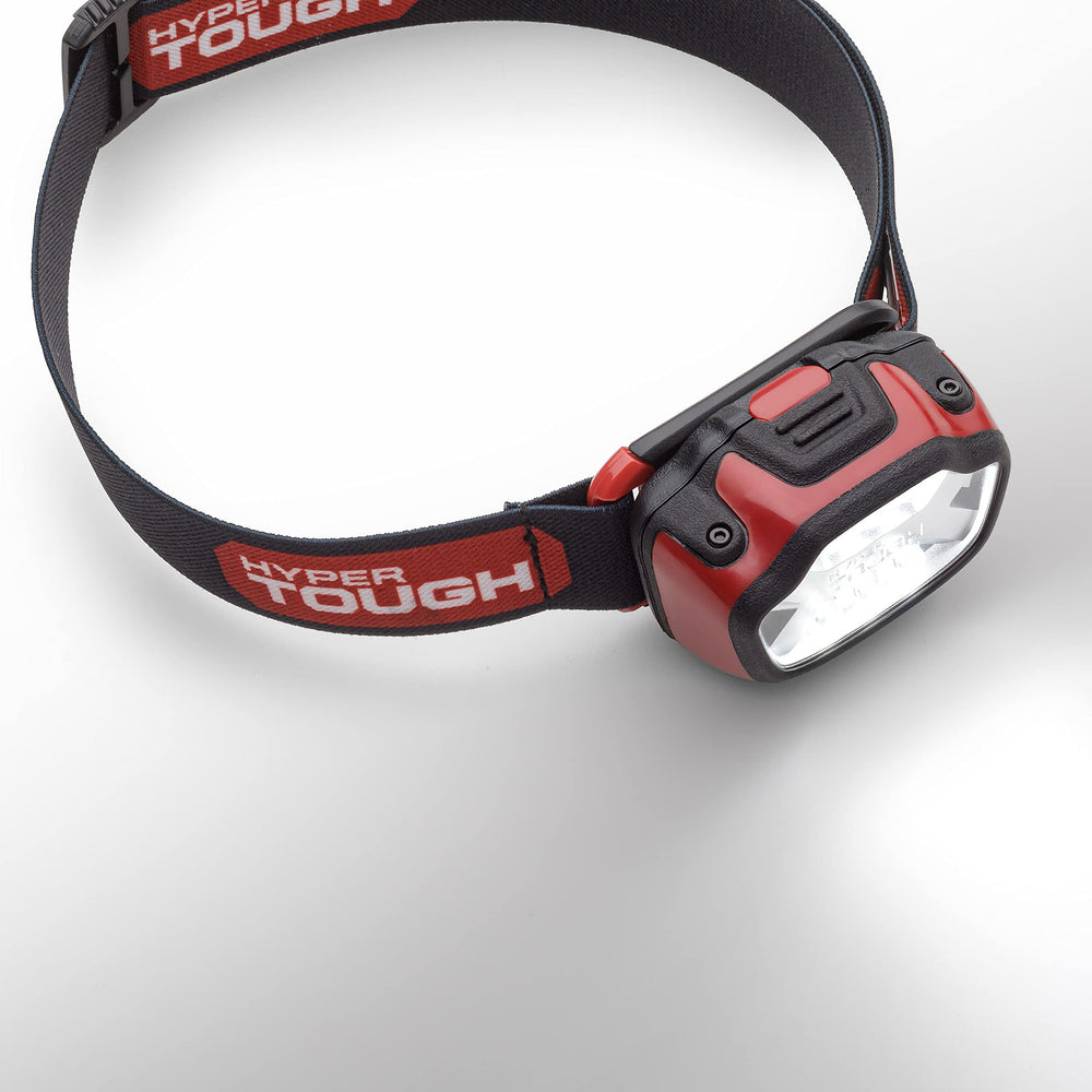 Includes 3 AAA batteries with Hyper Tough headlamp