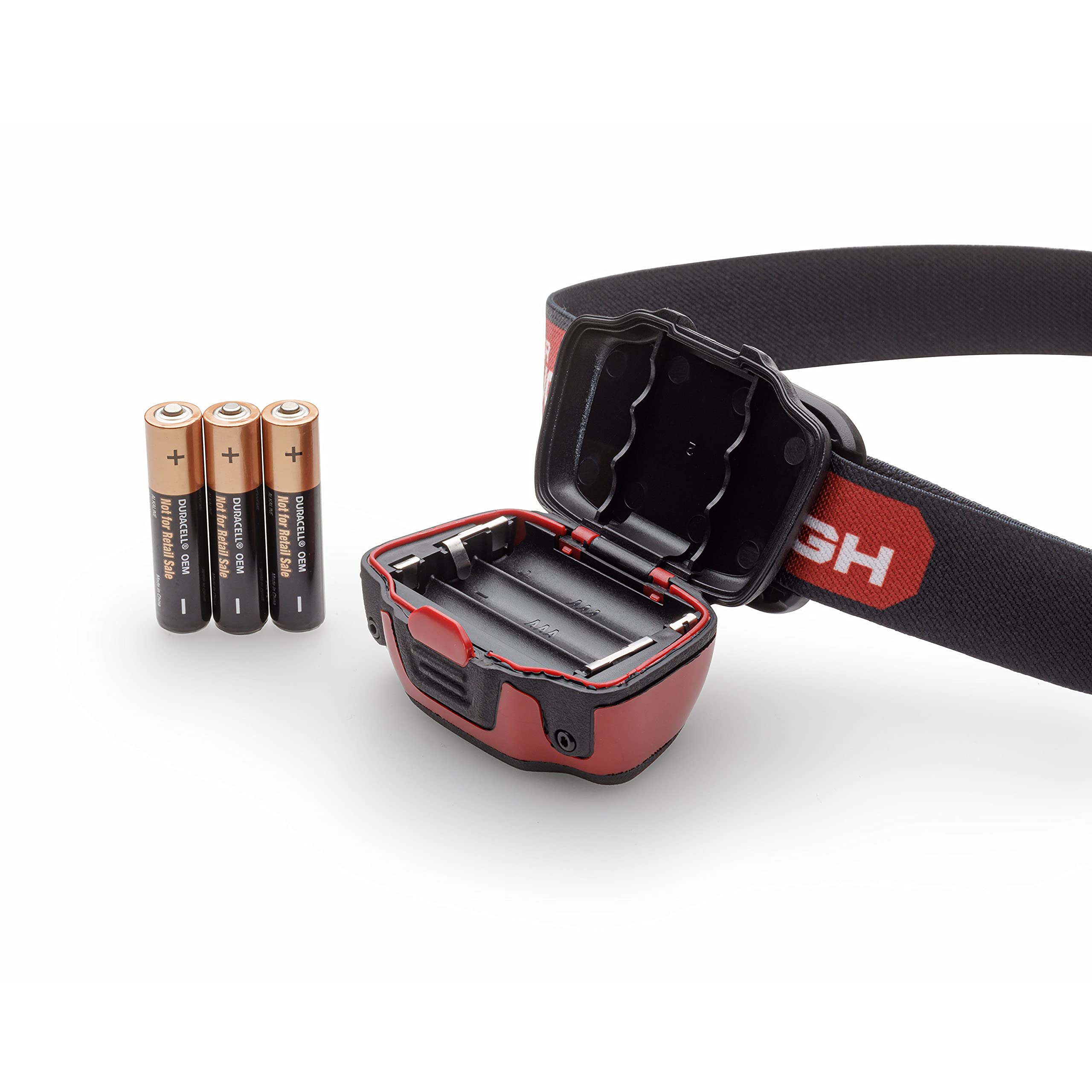 High beam distance on Hyper Tough headlamp enhances long-range visibility at night